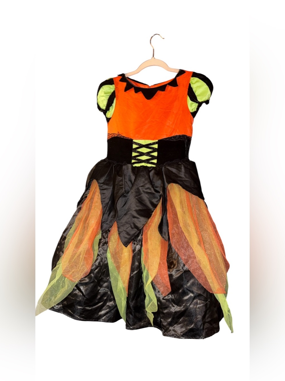 Halloween Pumpkin Fairy Costume – Girl Size M (8–10) NWOT